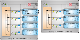 CMU100-2_6_1_1_1-12 Multimode Fiber Optic to 2-3x RS232 star coupler schematic